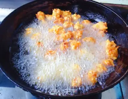 Make Blow up carrot balls step 6