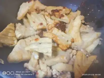 Make Meat stew, tofu step 2