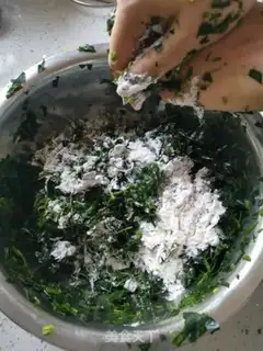 Make The spinach pack step 6