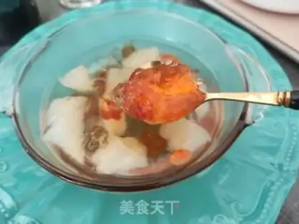 Make Peach gel and Sydney soup step 8