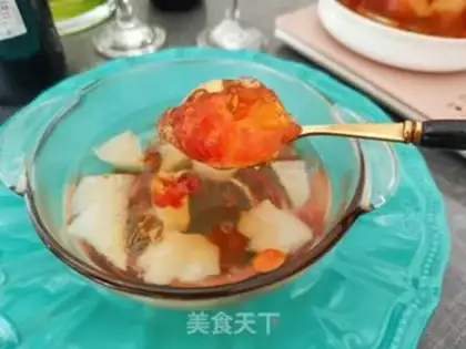 Make Peach gel and Sydney soup step 9