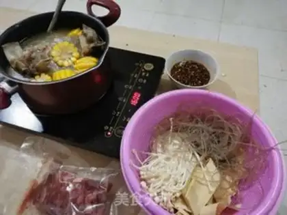 Make Corn oxbone soup step 5