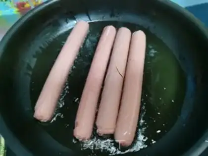 Make The ham sausage step 1