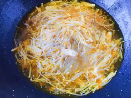 Make Sour soup, fat cow step 5