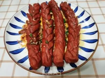 Make The ham sausage step 7