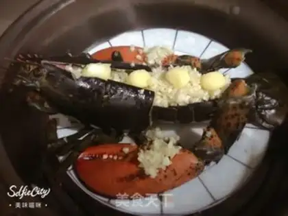 Make Garlic Boston lobster step 9
