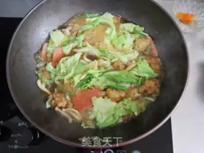 Make A cabbage line step 3