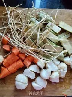 Make A cane spear with carrots step 0