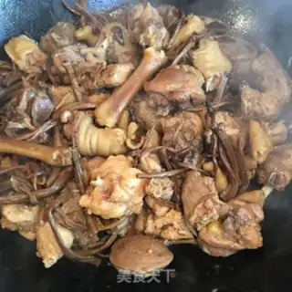 Make Tea mushroom chicken stew step 8