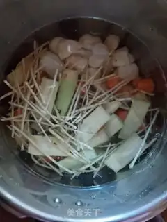 Make A cane spear with carrots step 1