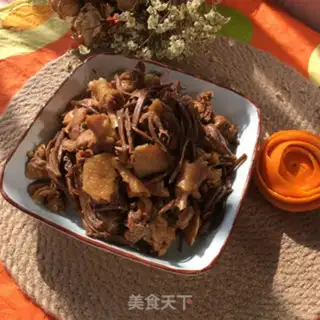 Make Tea mushroom chicken stew step 9