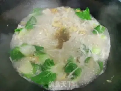 Make A green egg noodles step 4
