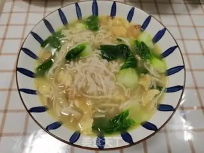 Make A green egg noodles step 5