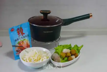 Make Spicy-ball potato powder step 0