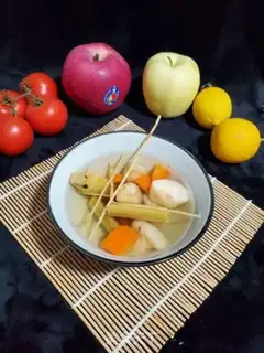 Make A cane spear with carrots step 6