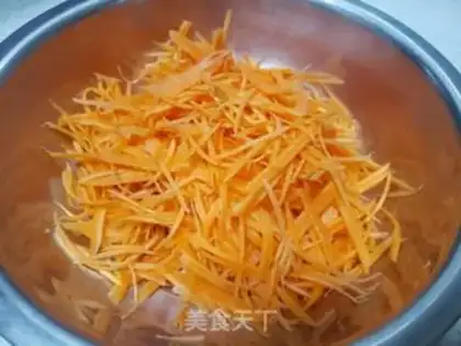 Make Carrot tofu bag step 0