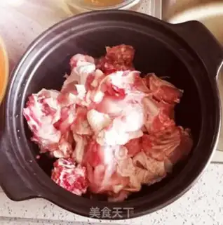 Make Monkey head, chicken soup step 1
