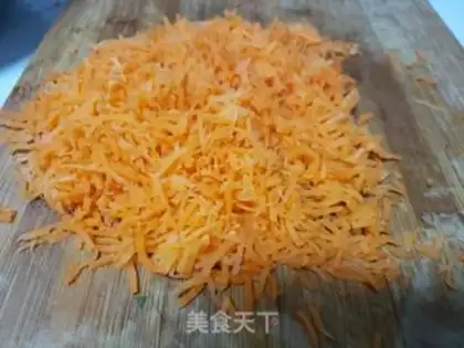 Make Carrot tofu bag step 1