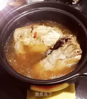 Make Tea mushroom chicken soup step 1
