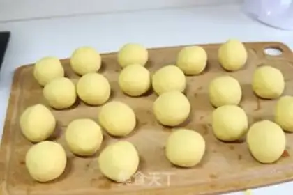 Make Green bean cake step 5