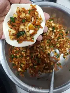 Make Carrot tofu bag step 9