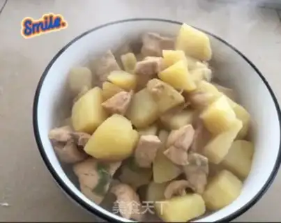 Make Chicken stew potatoes step 4
