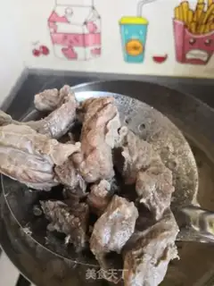Make Cream beef stew potatoes step 1