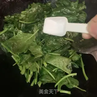 Make Piggy spinach step 3