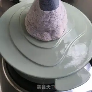 Make A silver apple with red sugar step 8