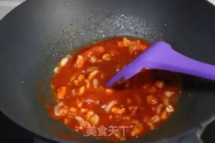 Make Shrimp inner pasta step 4