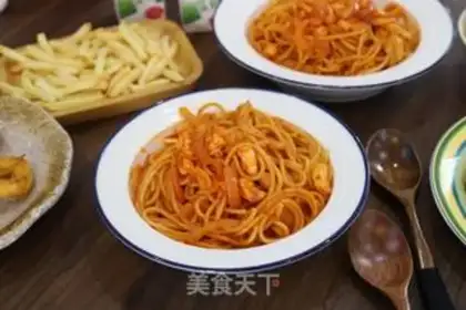 Make Shrimp inner pasta step 5