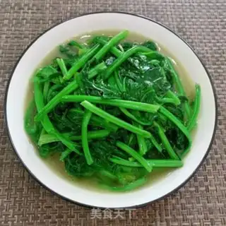 Make Piggy spinach step 6