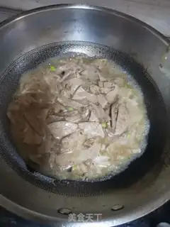 Make Spinach fried liver step 6