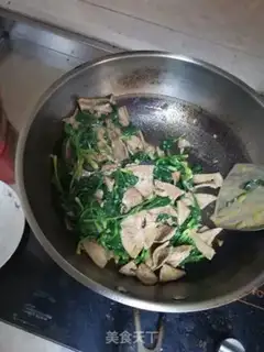 Make Spinach fried liver step 7