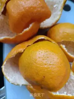 Make Orange-skin honey tea step 3