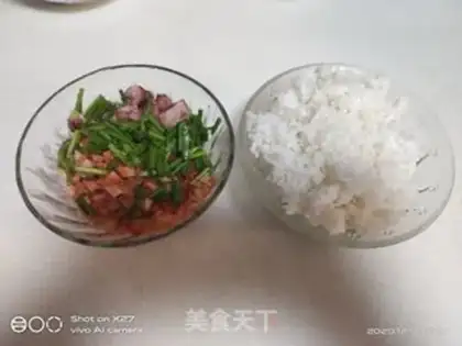 Make Sausage rice step 0