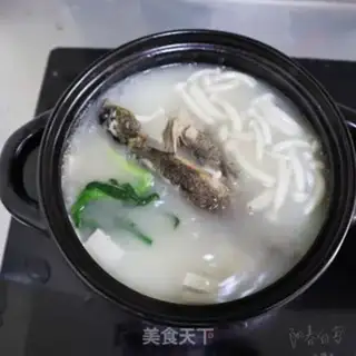 Make Yellowfish tofu soup step 4