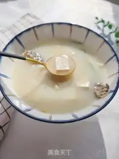 Make Yellowfish tofu soup step 5