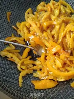 Make Orange-skin honey tea step 12