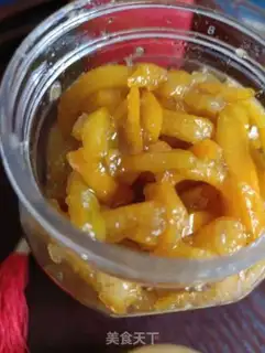 Make Orange-skin honey tea step 13