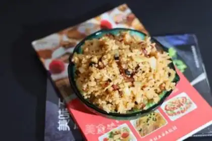 Make Sausage rice step 6