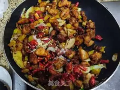 Make Chongqing Chicken step 5