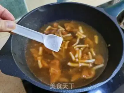 Make Hands on pumpkin noodles step 11