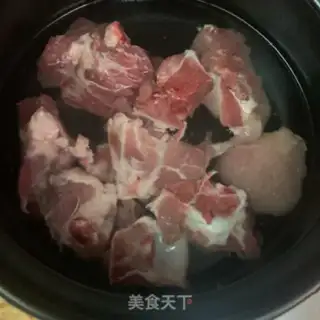 Make White radish to dry the squid soup step 0