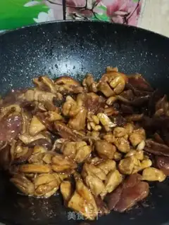 Make Haffle rice chicken step 16