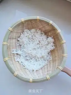 Make Steam rice balls step 1