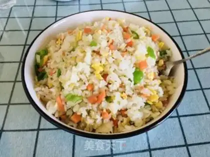 Make Egg fried rice step 5