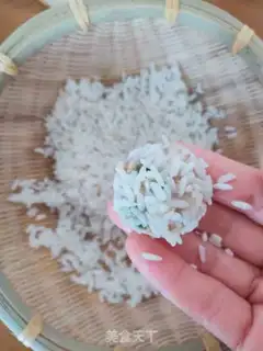Make Steam rice balls step 5