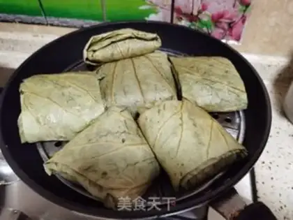 Make Haffle rice chicken step 29