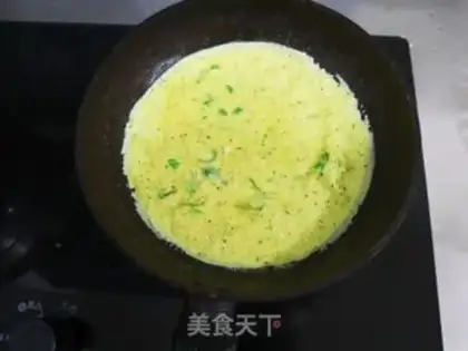 Make Black pepper milk egg waffles step 3